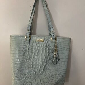 Brahmin turquoise  Melbourne Croc Alligator Hobo shoulder bag